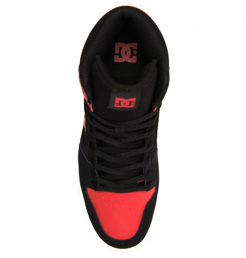 DC Shoes Manteca 4 Hi - High-Top Shoes Czarne Czerwone | 13690RSUV