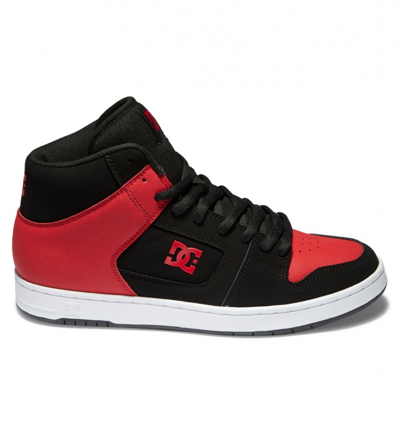 DC Shoes Manteca 4 Hi - High-Top Shoes Czarne Czerwone | 13690RSUV