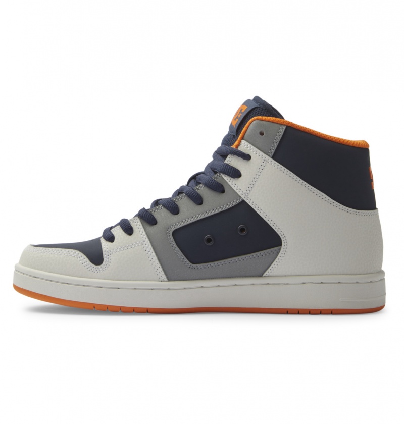 DC Shoes Manteca 4 Hi - High-Top Shoes Granatowe Szare | 14935ATJD