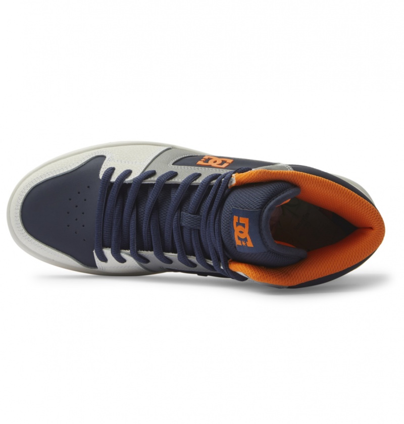 DC Shoes Manteca 4 Hi - High-Top Shoes Granatowe Szare | 14935ATJD