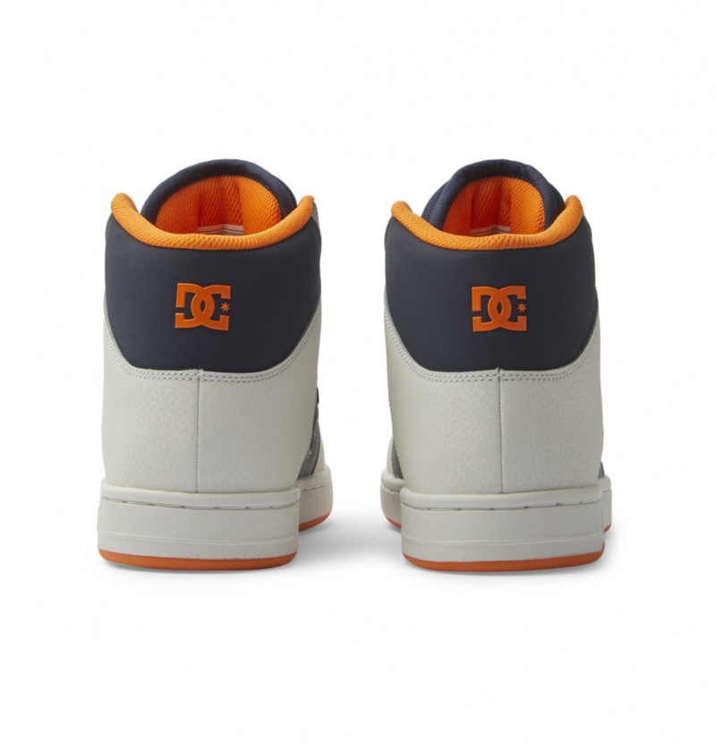 DC Shoes Manteca 4 Hi - High-Top Shoes Granatowe Szare | 14935ATJD