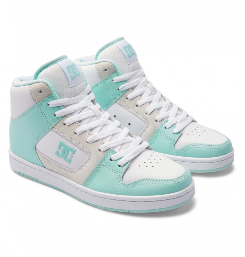 DC Shoes Manteca 4 Hi - High-Top Skórzane Shoes Mięta | 75604NZYV