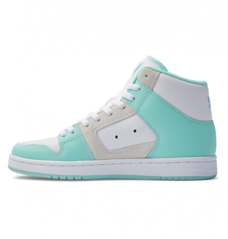 DC Shoes Manteca 4 Hi - High-Top Skórzane Shoes Mięta | 75604NZYV