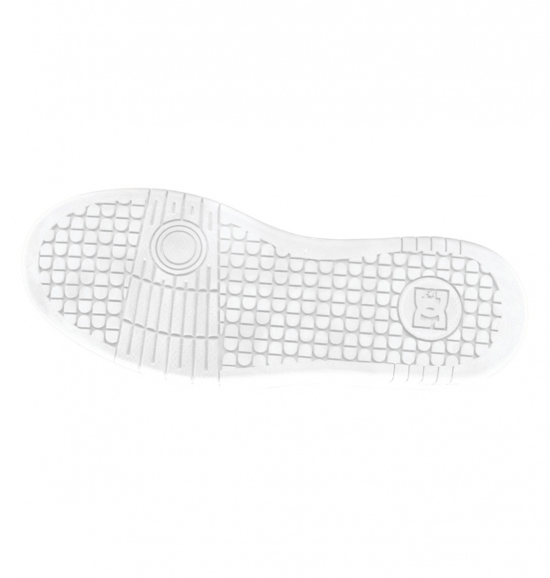 DC Shoes Manteca 4 Platformie - Flatform Shoes Czarne Białe | 68019VMAT