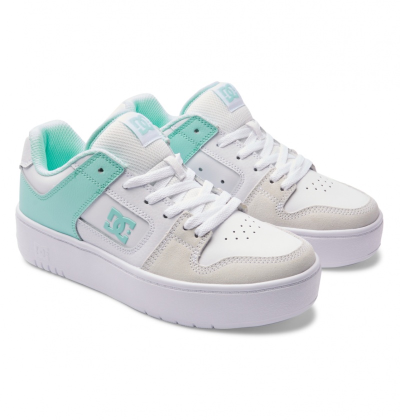 DC Shoes Manteca 4 Platformie - Flatform Shoes Mięta | 15732IXHY