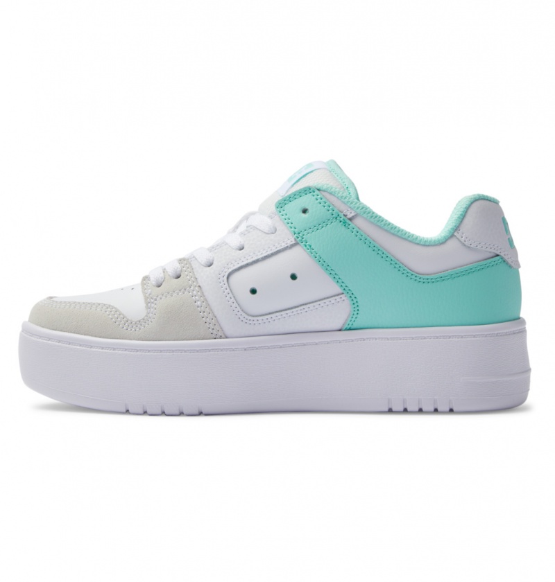 DC Shoes Manteca 4 Platformie - Flatform Shoes Mięta | 15732IXHY