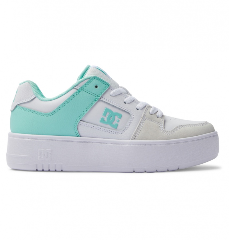 DC Shoes Manteca 4 Platformie - Flatform Shoes Mięta | 15732IXHY