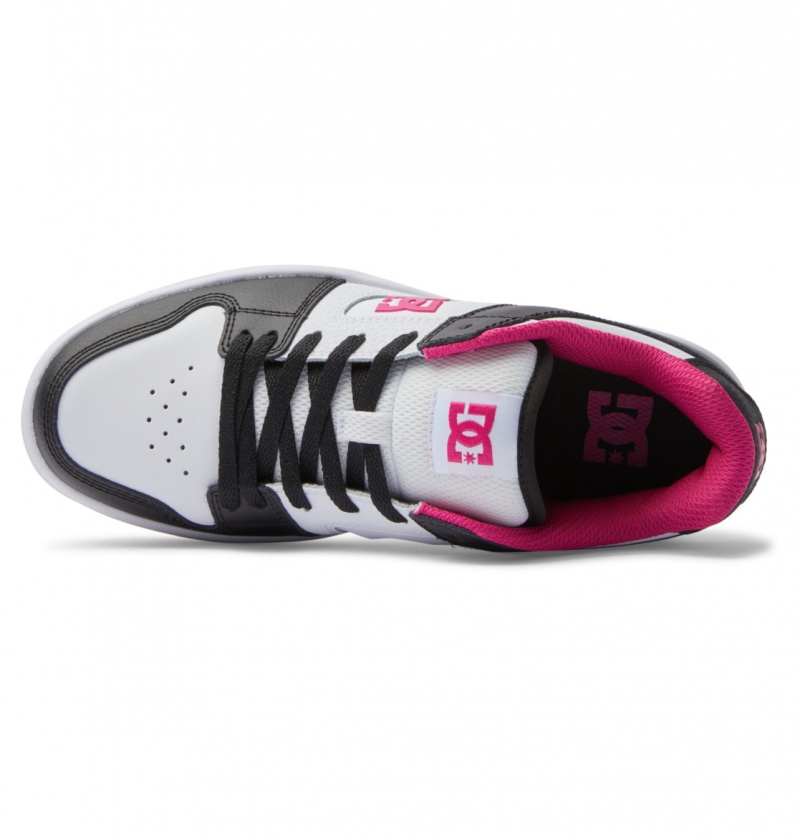 DC Shoes Manteca 4 Platformie - Flatform Shoes Czarne Białe Różowe | 18759EUYG