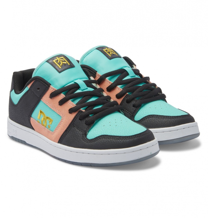 DC Shoes Manteca 4 atmos - Shoes Czarne Różowe Turkusowe | 48962TXEI