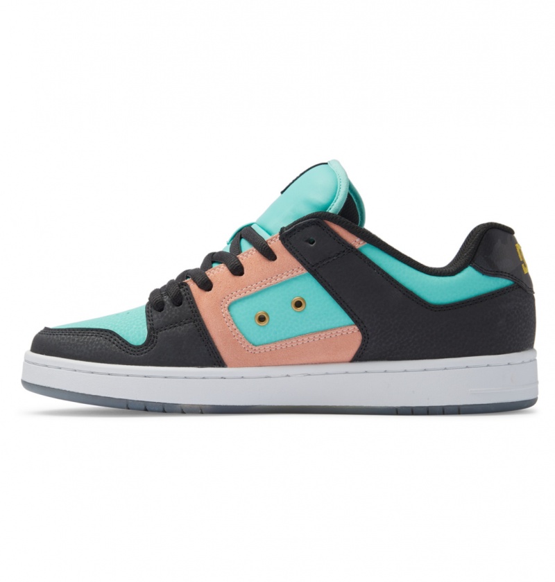 DC Shoes Manteca 4 atmos - Shoes Czarne Różowe Turkusowe | 48962TXEI