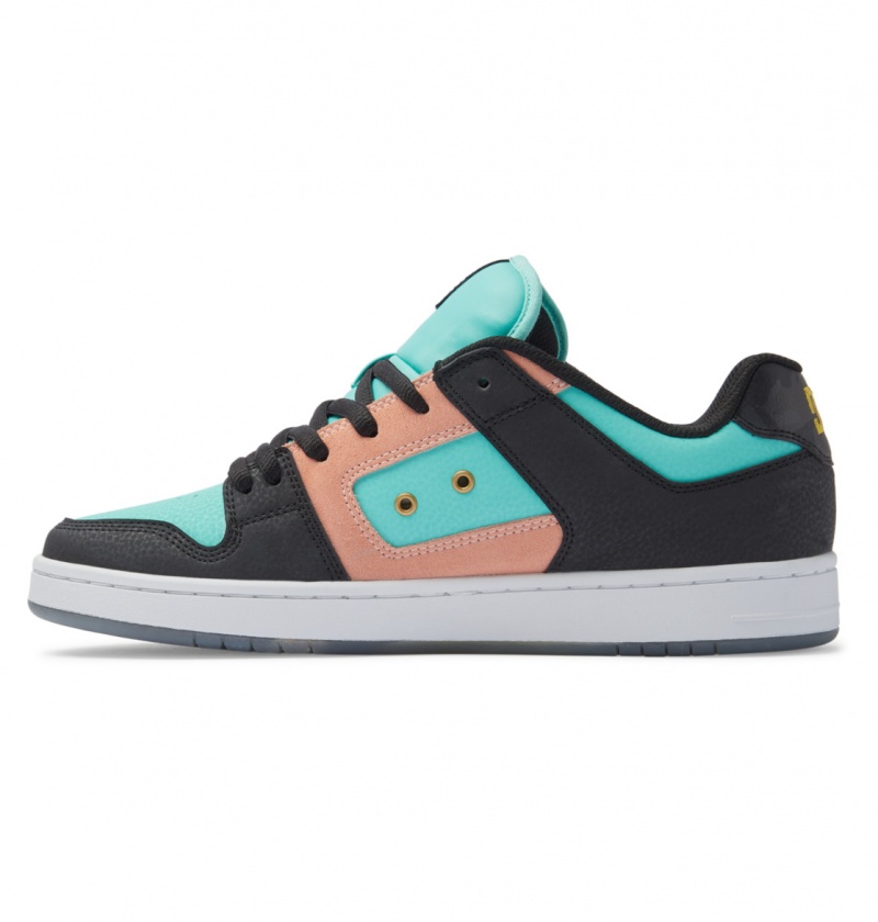 DC Shoes Manteca 4 atmos - Shoes Czarne Różowe Turkusowe | 37604CBND