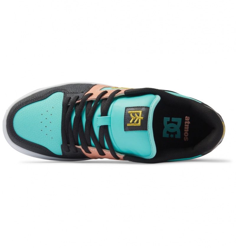 DC Shoes Manteca 4 atmos - Shoes Czarne Różowe Turkusowe | 37604CBND