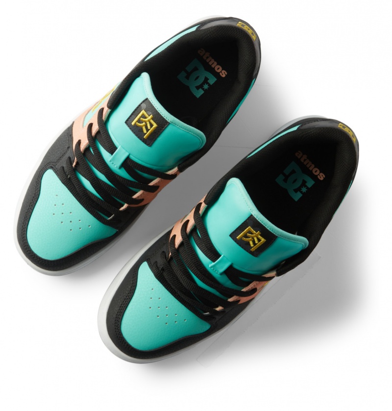 DC Shoes Manteca 4 atmos - Shoes Czarne Różowe Turkusowe | 37604CBND