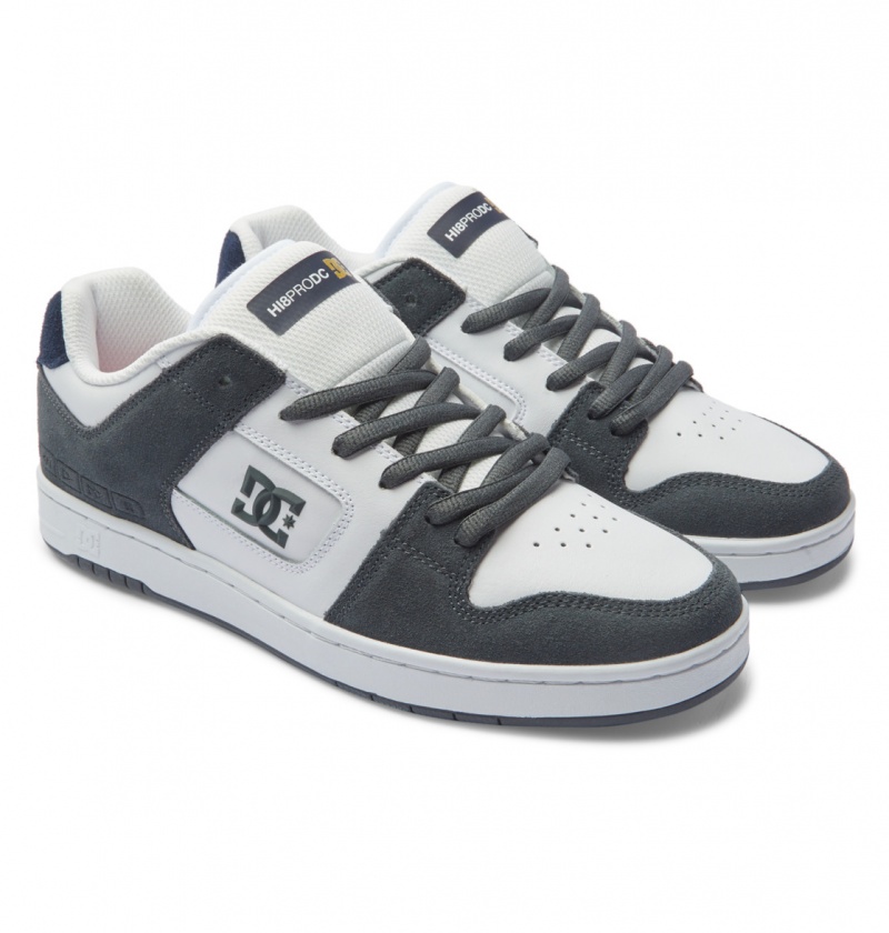 DC Shoes Manteca S - Skórzane Skate Shoes Czarne | 58032LQTO