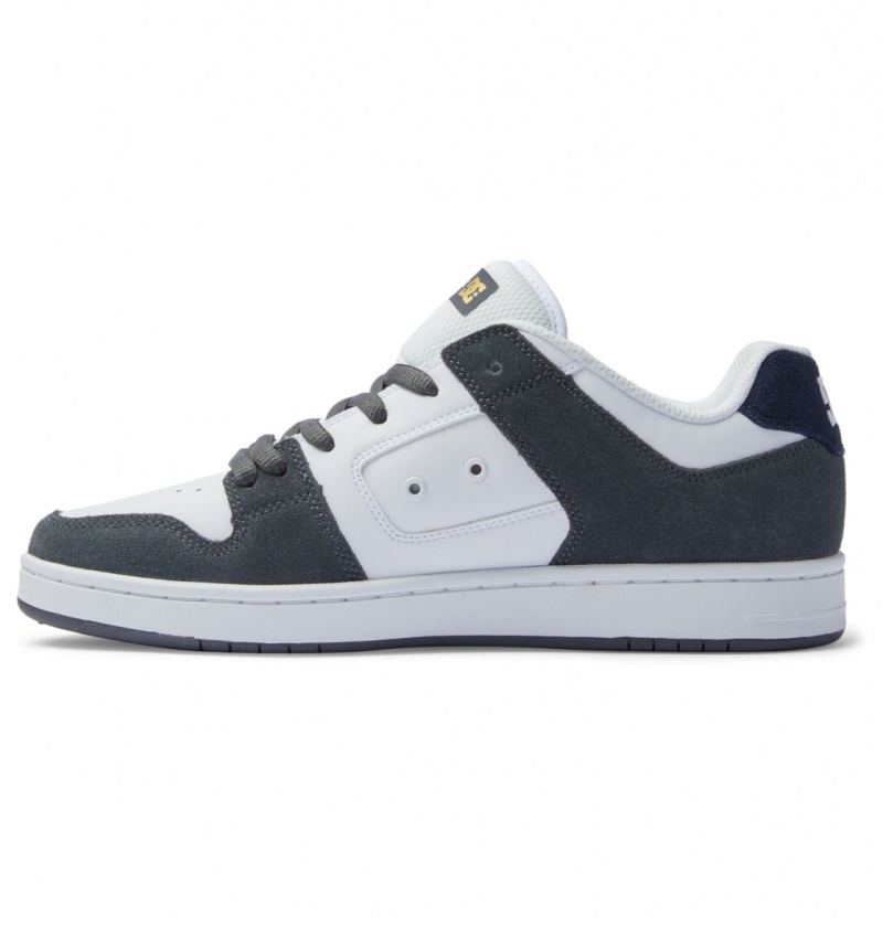 DC Shoes Manteca S - Skórzane Skate Shoes Czarne | 58032LQTO