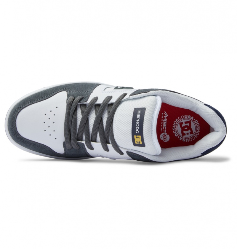 DC Shoes Manteca S - Skórzane Skate Shoes Czarne | 58032LQTO