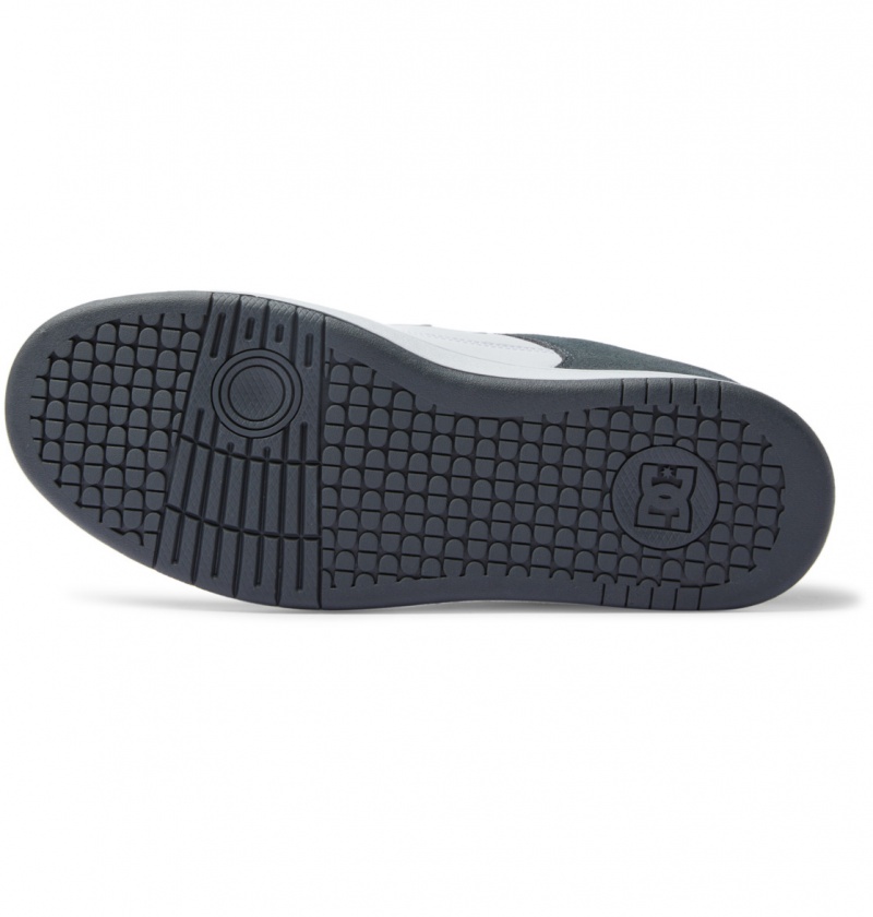 DC Shoes Manteca S - Skórzane Skate Shoes Czarne | 58032LQTO