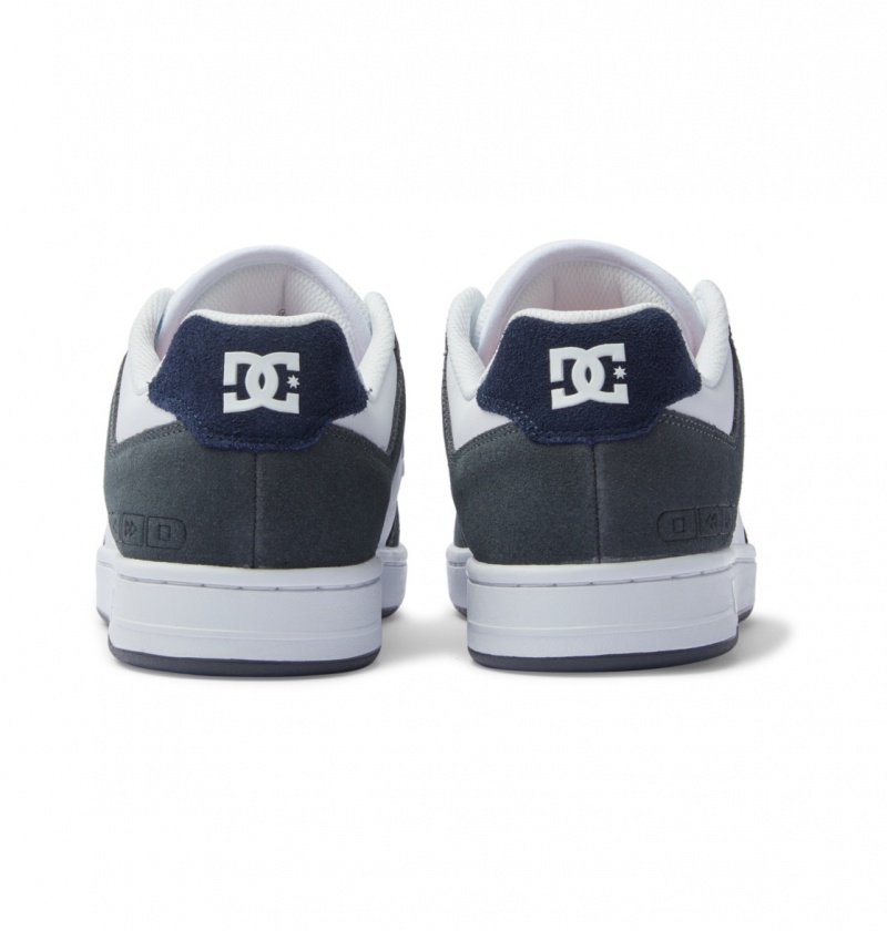 DC Shoes Manteca S - Skórzane Skate Shoes Czarne | 58032LQTO