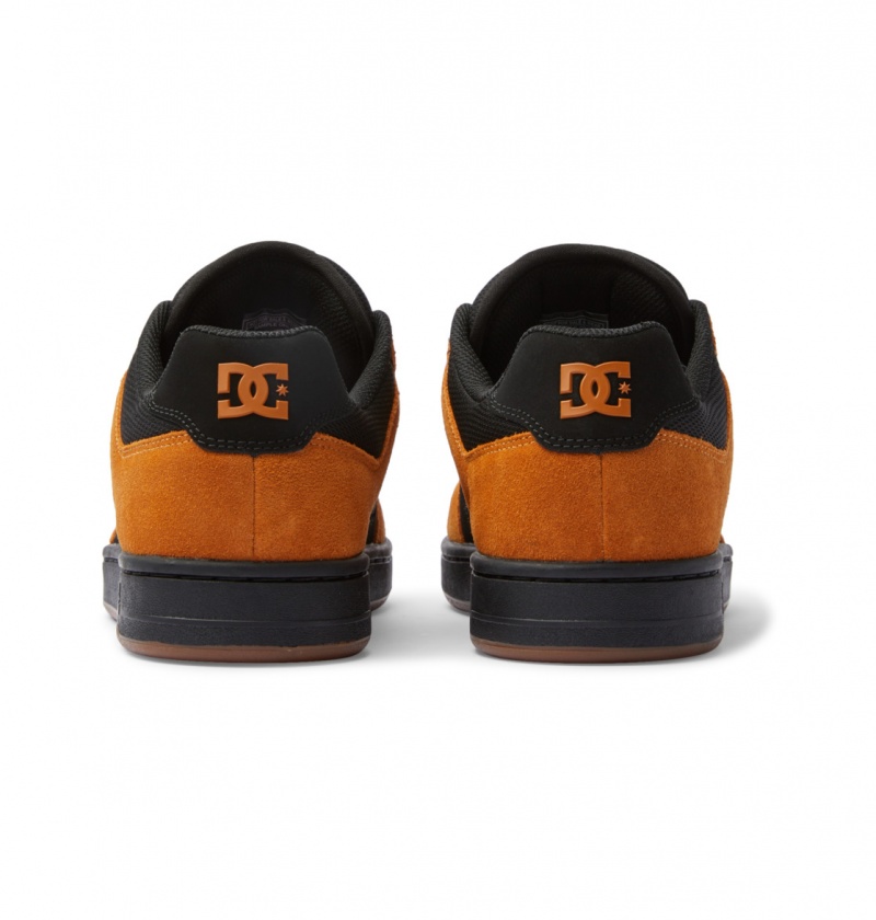 DC Shoes Manteca - Skórzane Shoes Czarne | 48296ZGDN