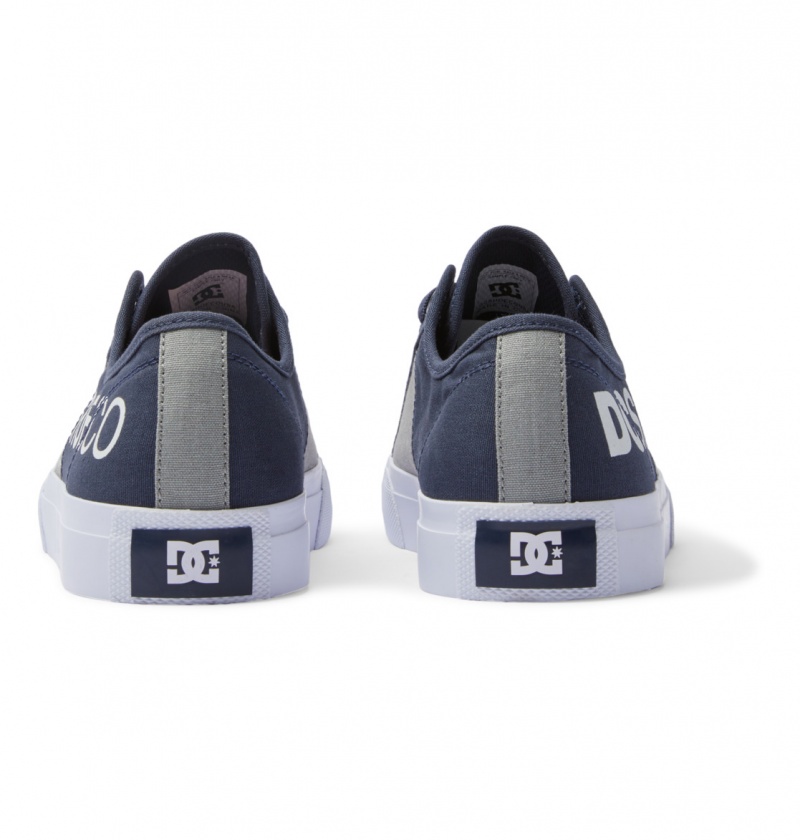 DC Shoes Manual - Shoes Granatowe Pomarańczowe | 31647KXQW