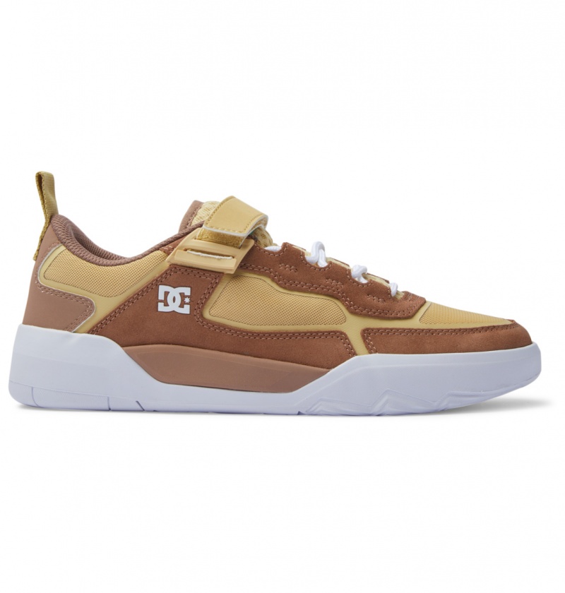 DC Shoes Metric S x Will - Skórzane Skate Shoes Brązowe | 65198TGOU