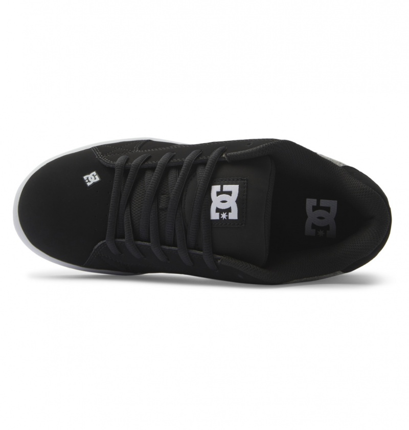 DC Shoes Net - Skórzane Shoes Czarne | 63249SWBE