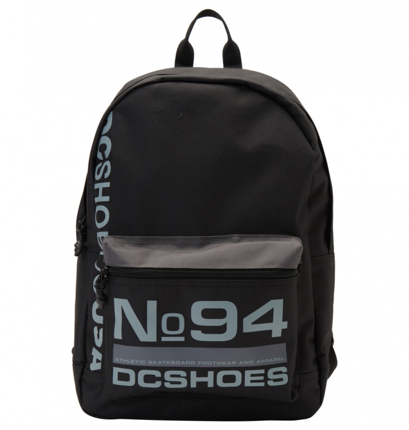 DC Shoes Nickel Sportowe 20L - Medium Backpack Czarne | 71083FMNT