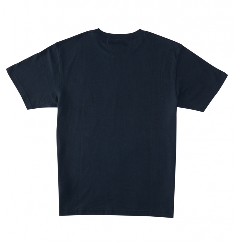 DC Shoes Nine Four - T-Shirt Granatowe | 68021IOZH