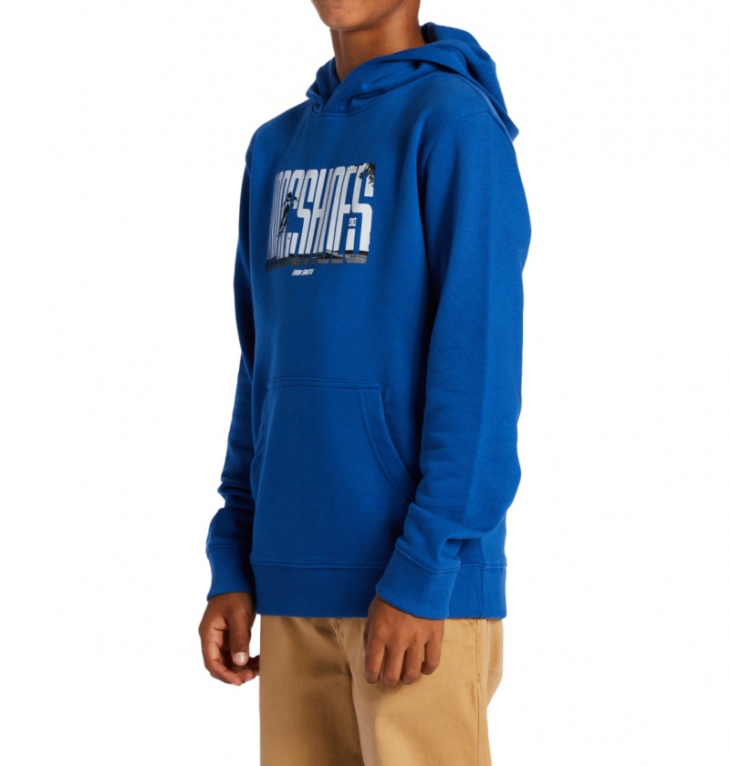 DC Shoes On The Grind - Hoodie 10-16 Niebieskie | 72053STYE