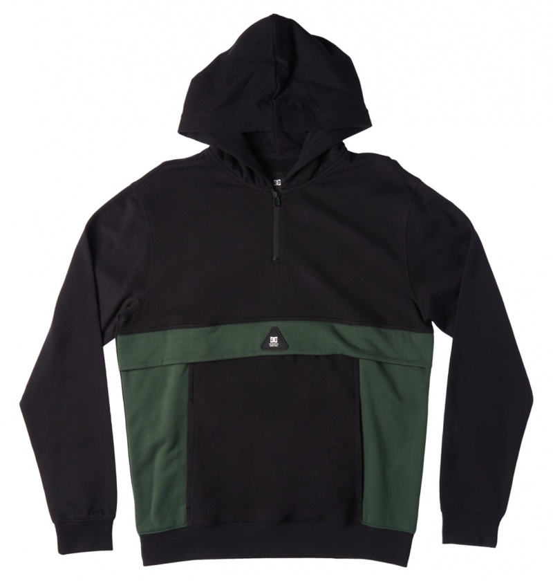 DC Shoes Optics - Zip-Up Hoodie 10-16 Czarne | 80943WBVP