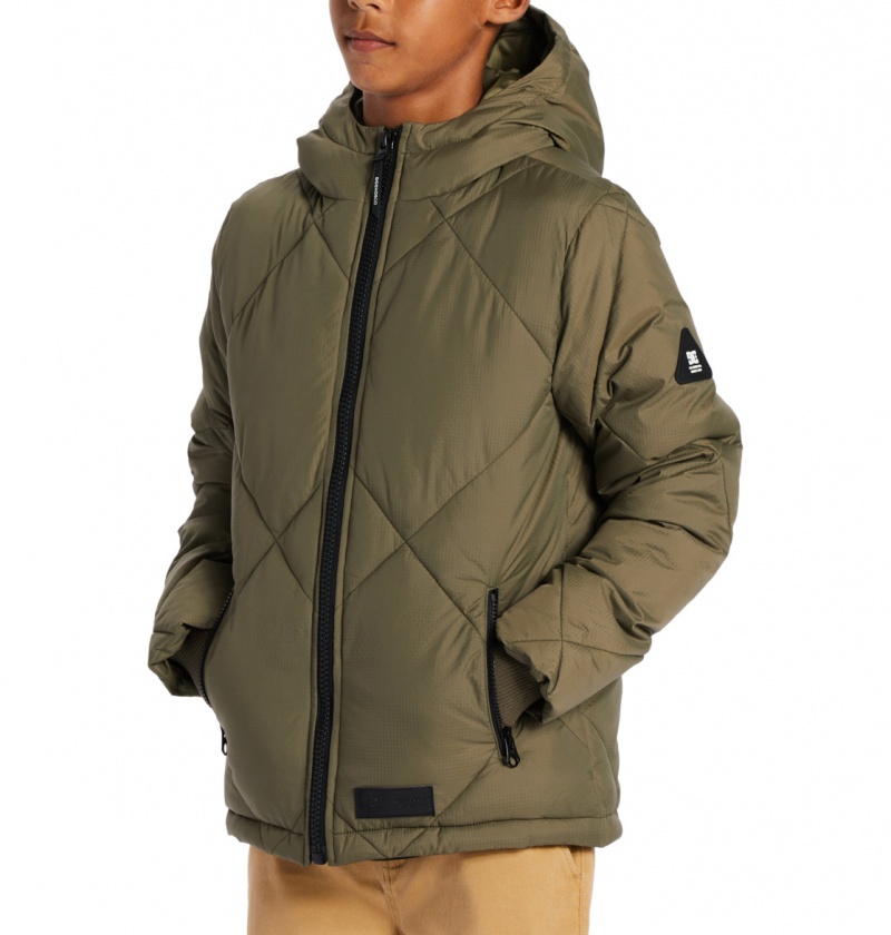 DC Shoes Passage - Puffer Jacket 10-16 Capers | 79601AMTF