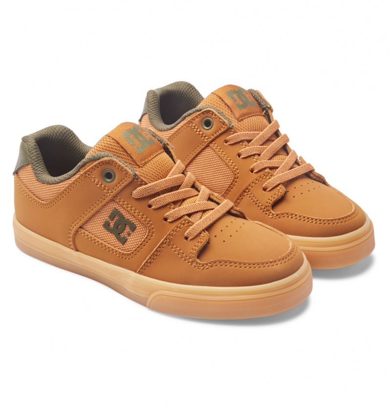 DC Shoes Pure Elastic - Shoes 8-16 Ciemny Czekolada | 72860VKWY