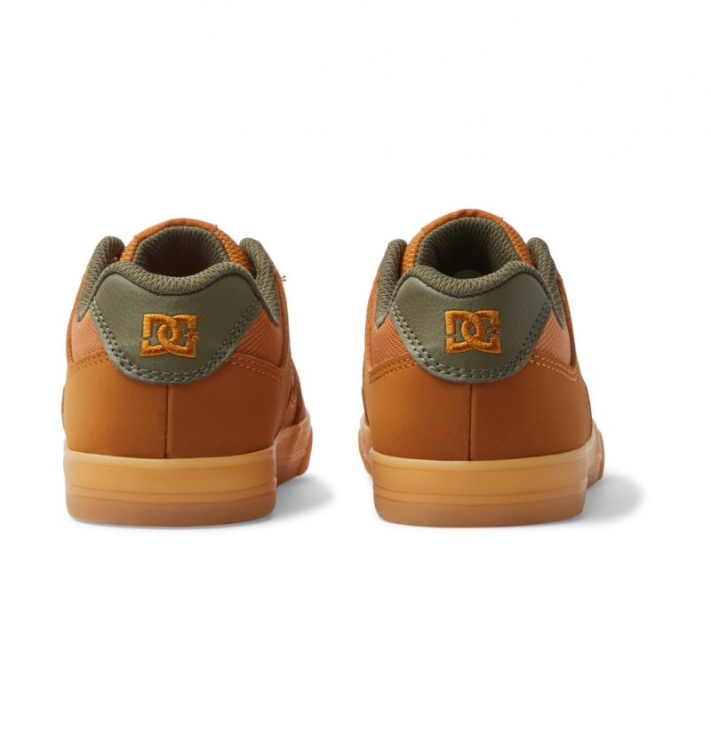 DC Shoes Pure Elastic - Shoes 8-16 Ciemny Czekolada | 72860VKWY