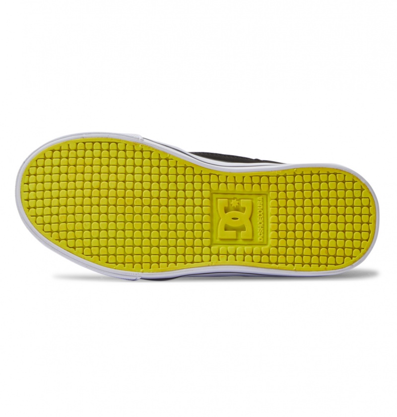 DC Shoes Pure Elastic - Shoes 8-16 Czarne Zielone | 65248BLND