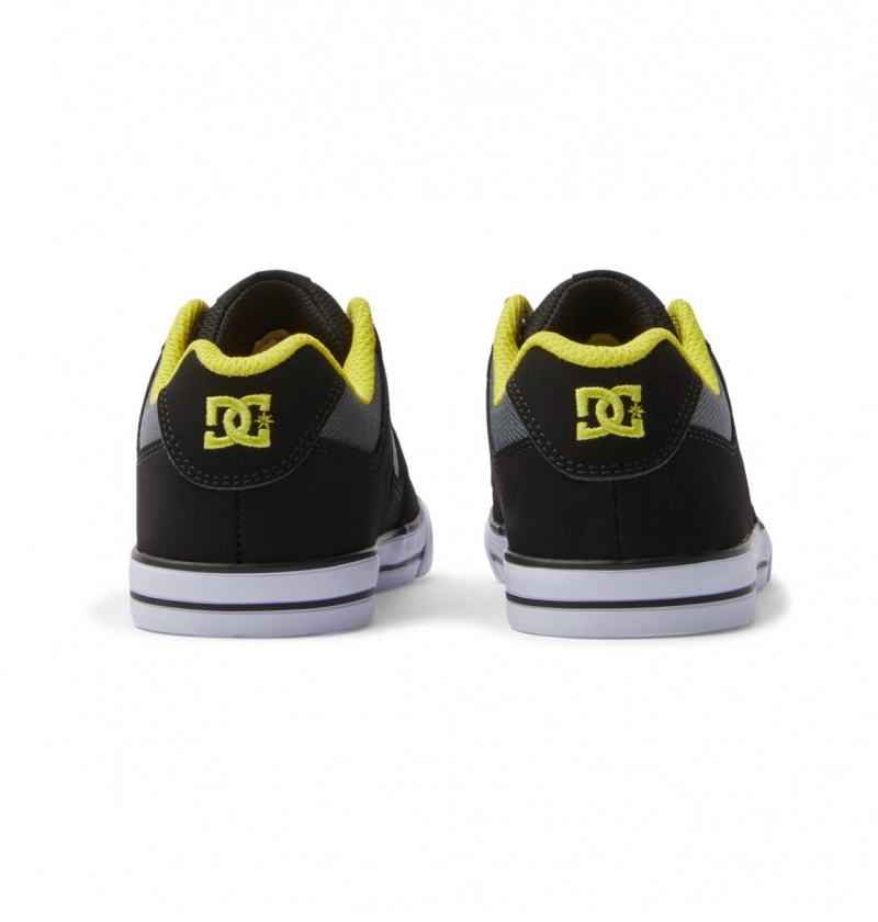 DC Shoes Pure Elastic - Shoes 8-16 Czarne Zielone | 65248BLND