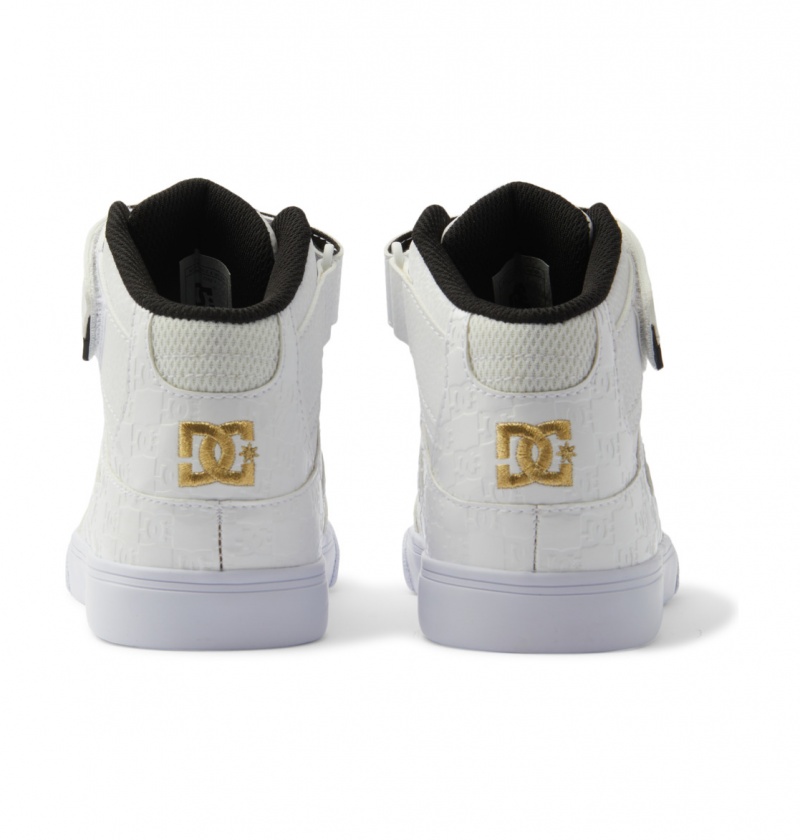 DC Shoes Pure Hi SE - High-Top Shoes Białe Srebrne | 90187UARW