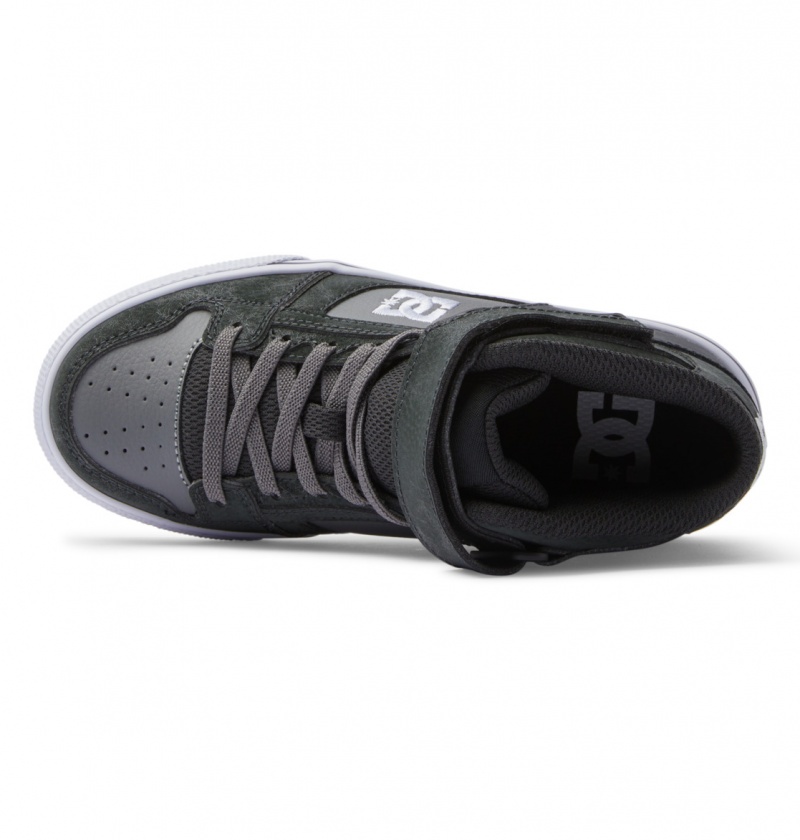 DC Shoes Pure High-Top EV - High-Top Skórzane Shoes Czarne | 49835PSCW