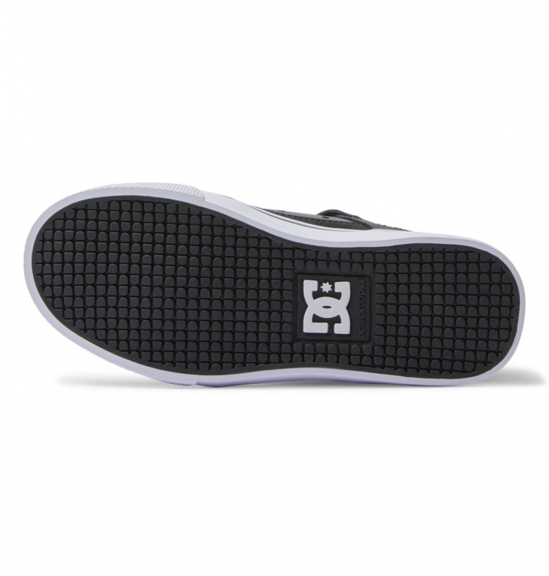 DC Shoes Pure High-Top EV - High-Top Skórzane Shoes Czarne | 49835PSCW