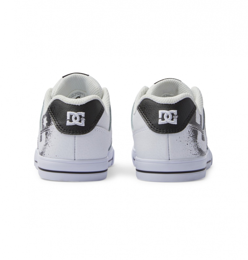 DC Shoes Pure Se - Skórzane Shoes Czarne | 81904RYGE