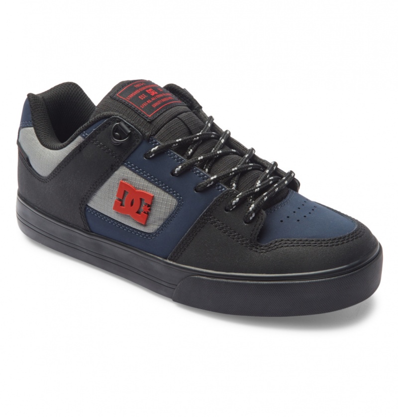 DC Shoes Pure WNT - Winterised Shoes Granatowe Czarne | 82715JZQA