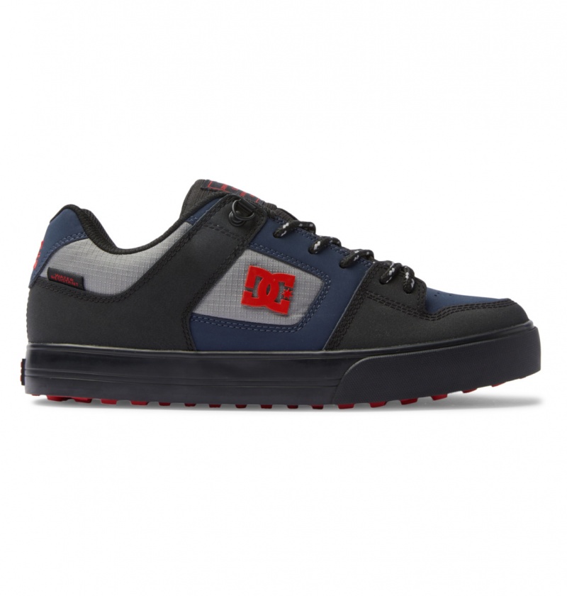 DC Shoes Pure WNT - Winterised Shoes Granatowe Czarne | 82715JZQA