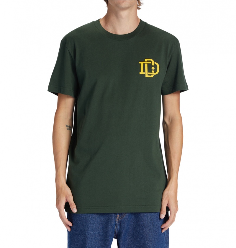 DC Shoes Rugby Crest - T-Shirt Sycamore | 20713YQJL