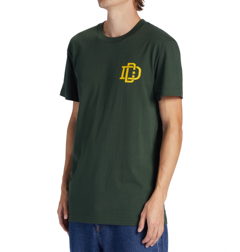 DC Shoes Rugby Crest - T-Shirt Sycamore | 20713YQJL