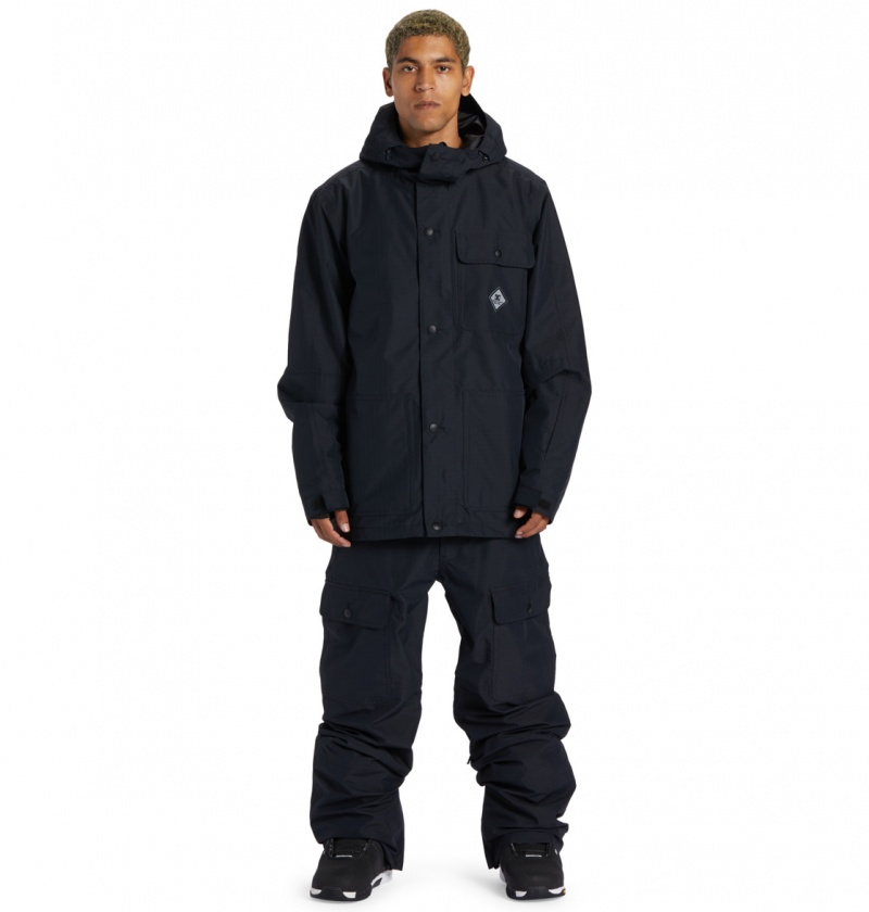 DC Shoes Servo - Technical Snow Jacket Czarne | 25874GEQS