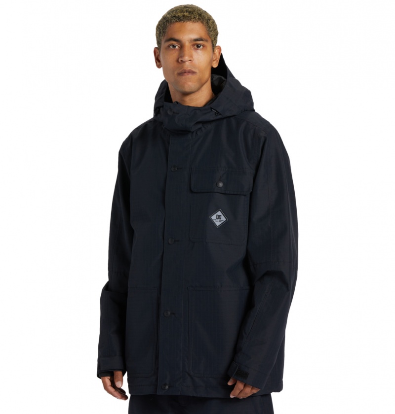 DC Shoes Servo - Technical Snow Jacket Czarne | 25874GEQS