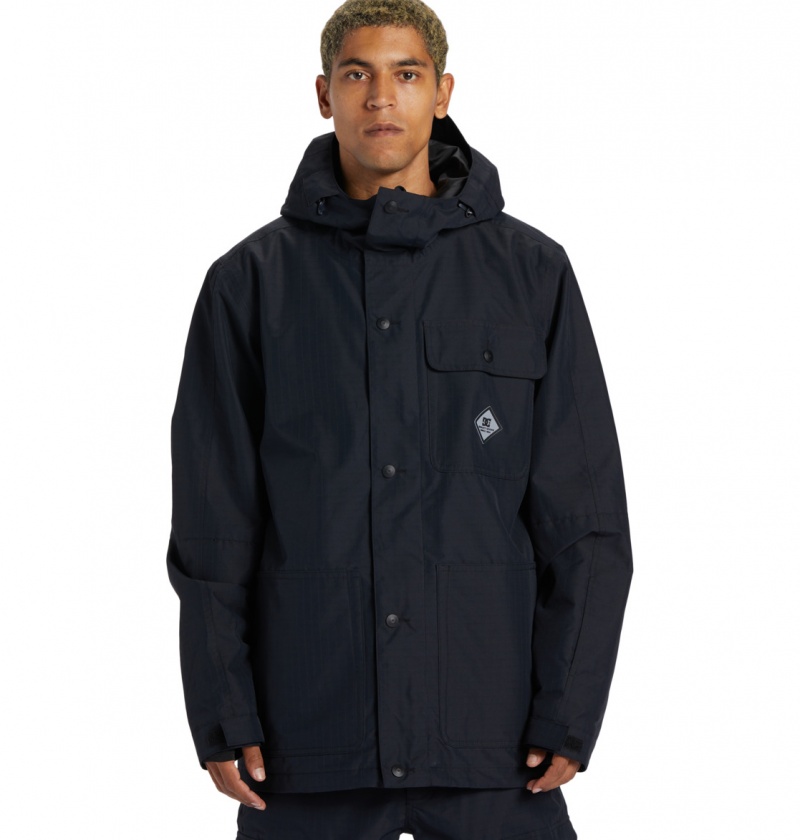 DC Shoes Servo - Technical Snow Jacket Czarne | 25874GEQS