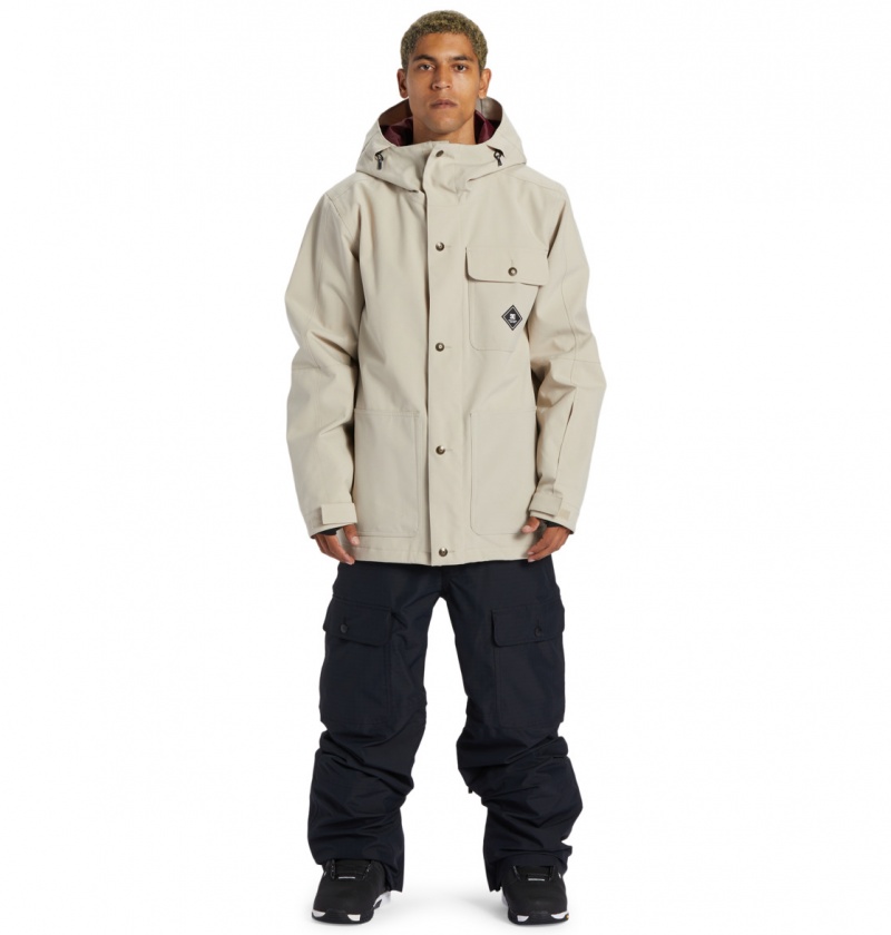 DC Shoes Servo - Technical Snow Jacket Plaza Taupe | 73180NEZD