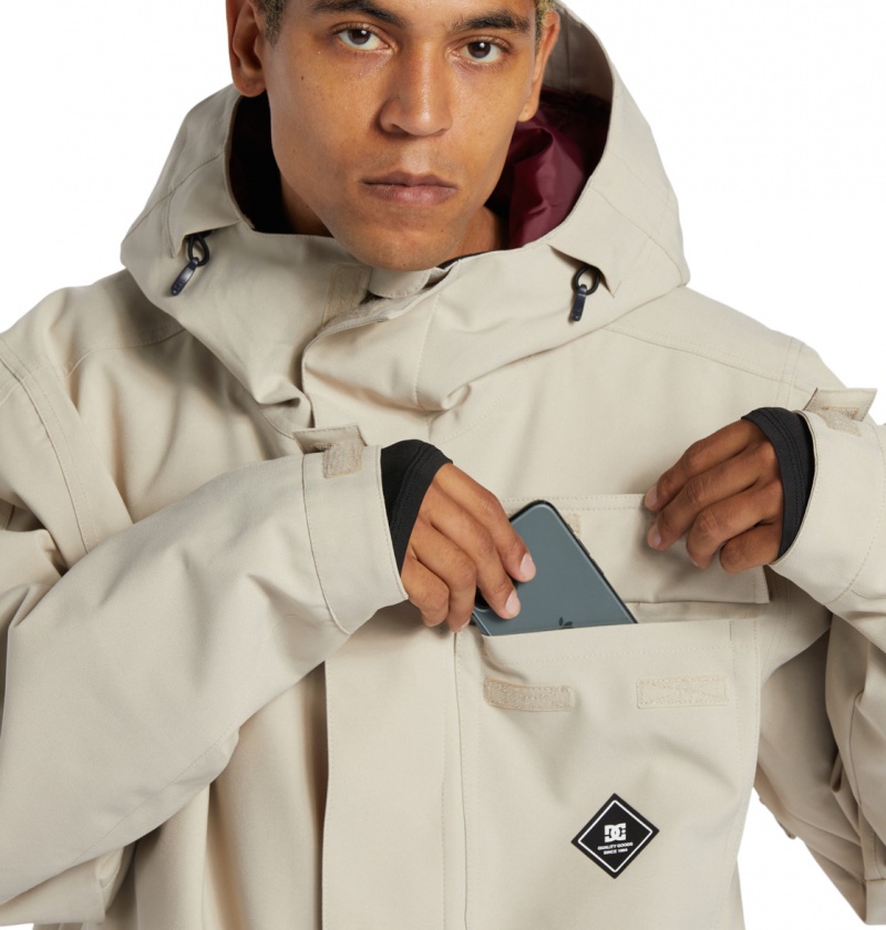 DC Shoes Servo - Technical Snow Jacket Plaza Taupe | 73180NEZD