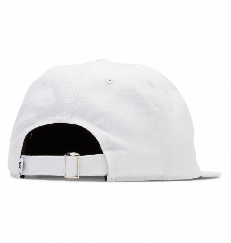 DC Shoes Shanahan - Strapback Cap Białe | 69041KJGT