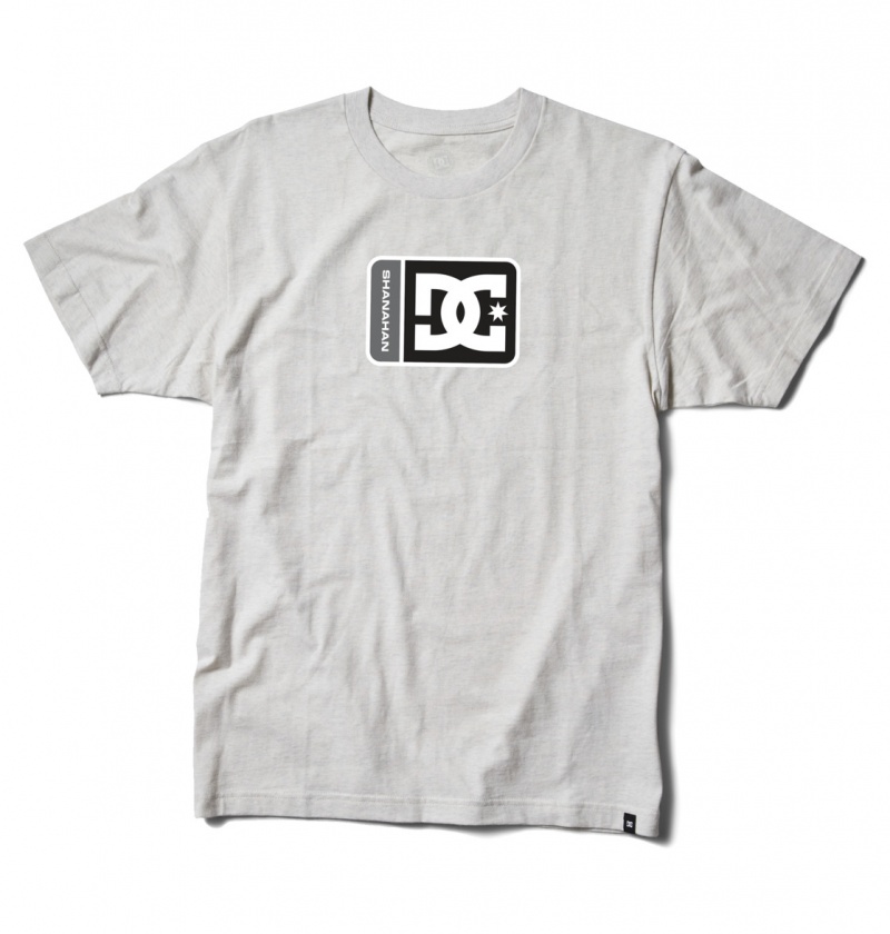 DC Shoes Shanahan - T-Shirt Snow Heather | 51320YTPZ